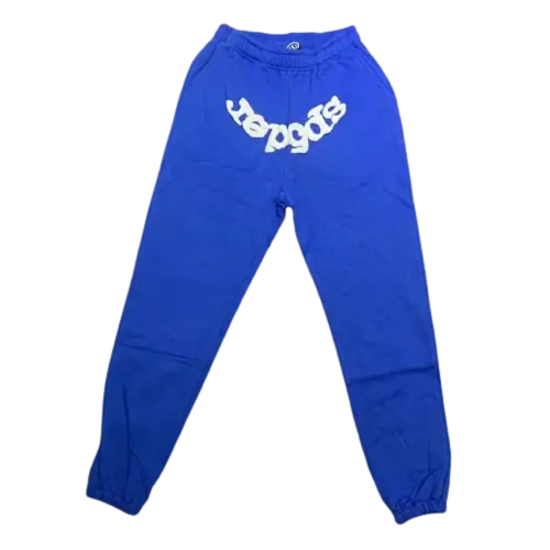 Sp5der 555555 Angel Number Pants - Blue | SP5DER